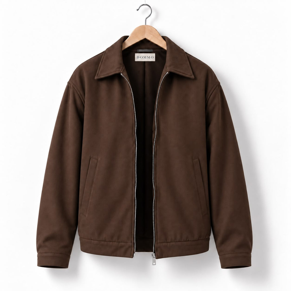 Brown Vardosk jacket with zipper
