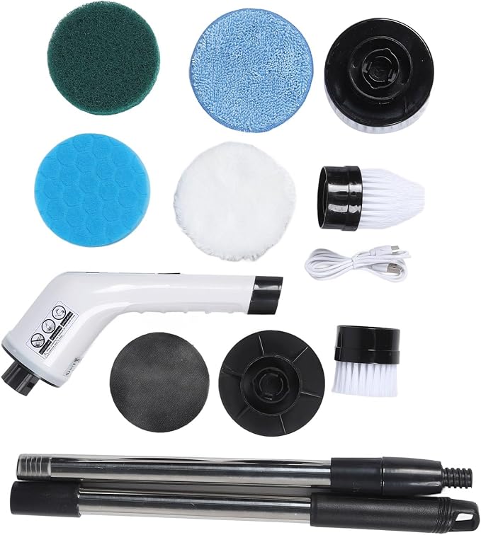 DOMMO™ Electric Spin Scrubber — 7 FREE Cleaning Heads + Free Shipping