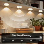 DOMMO™ MotionGlow — Lot de 3 lampes rechargeables à détecteur de mouvement