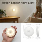 DOMMO™ MotionGlow — Lot de 3 lampes rechargeables à détecteur de mouvement