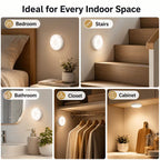 DOMMO™ MotionGlow — Lot de 3 lampes rechargeables à détecteur de mouvement